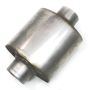 JBA Universal Straight-Through 304SS Muffler 6x6x4 2.5in Inlet Diameter Center/Center