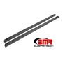 BMR 15-17 S550 Mustang Super Low Profile Chassis Jacking Rails - Black Hammertone