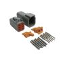 Haltech HT-031015 Matching Set of Deutsch DTM-6 Connectors 7.5 Amp Plug & Pins