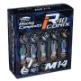 Project Kics WRIA14NR 14X1.50 Neochrome R40 Iconix Lug Nuts (Red Cap) - Set of 16+4 Locks