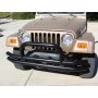 Rampage 1976-1983 Jeep CJ5 Double Tube Bumper Front - Black