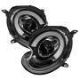 SPYDER 5080615 Projector Headlights - DRL - Black