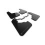 Rally Armor MF138-UR-BLK-DGRY 22-25 Toyota Land Cruiser Black UR Mud Flap Dark Grey Logo