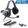 Rugged Radios H42-STX ULTIMATE HEADSET for STEREO and OFFROAD Intercoms - OTH or BTH