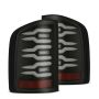 AlphaRex 620080 07-14 Chevrolet Silverado 1500/2500HD/3500HD Luxx-Series LED Tail Lights Blk w/Smoked Lens