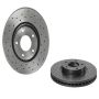Brembo 09.9468.2X Premium UV Coated Xtra Cross Drilled Brake Rotor