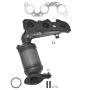 AP Exhaust 641525 Federal / EPA Catalytic Converter - Direct Fit w/ Integrated Manifold