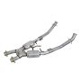 BBK PERFORMANCE BBK1662 2.50 X-Pipe w/Converters - 86-93 Mustang 5.0L
