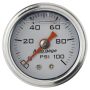 AUTOMETER ATM2177 1-1/2in Pressure Gauge 0-100psi- White