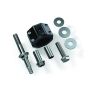 TeraFlex 1123140 Steering Stabilizer Relocation Bracket Kit (JK (for Stock Tie Rod))