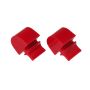 Prothane Universal Bump Stop Pull Through Style - Red