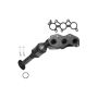 AP Exhaust 641403 Federal / EPA Catalytic Converter - Direct Fit w/ Integrated Manifold