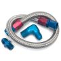EDELBROCK EDE8122 22in Braided Fuel Line Kit