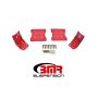 BMR 79-04 Fox Mustang Lower Torque Box Reinforcement Plates - Red