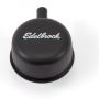 EDELBROCK EDE4413 Round Cap w/Nipple Black