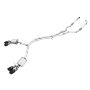 AWE Tuning 3025-43034 Audi B9 S4 SwitchPath Exhaust - Non-Resonated (Black 102mm Tips)