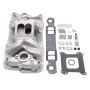 EDELBROCK EDE2042 SBC 7501 Intake Manifold & Installation Kit