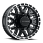 Raceline 953BM Krank 16x6in / 6x139.7 BP / 0mm Offset / 4.25mm Bore - Black & Machined Wheel