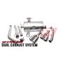 Weapon R 11-17 Toyota Sienna 3.5L Axle Back Exhaust w/Straight Cut Tips