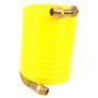 Forney 75417 Recoil Air Hose, Yellow Nylon with 1/4-Inch Male NPT Fittings, 1 Swivel End, 1/4-Inch-by-12-Feet, 200 PSI