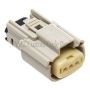 NAMZ NM-33471-0302 07-23 V-Twin FL Models Molex MX-150 3-Position Female Connector - Gray (72514-07GY)