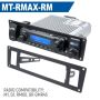 Rugged Radios MT-RMAX-25 Yamaha Wolverine RMAX Mount - Mobile Radio and Rocker Switches GMR25 / ABM25 / RM-25WP