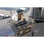 Fabtech 18-21 Jeep JL/JT Antenna Light Bracket Kit (Adjustable)