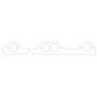 Cometic Gasket C5415-064 Cometic Chevy Gen1 SB V8 .064in ArmorCore Exhaust Mani Gskt Set