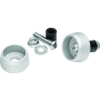 Kuryakyn 3807 Lodestar Axle Sliders Silver