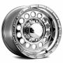 Raceline 887 Rock Crusher 17x9in / 8x165.1 BP / 0mm Offset / 130.81mm Bore - Polished Wheel