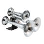 Kleinn Air Horns 500 Kleinn Chrome Triple Horn/ 13.5In/11.75In/8.5In- Chrome-Plated High Impact ABS