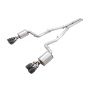 AWE Tuning 3020-43082 2015+ Dodge Challenger 6.4L/6.2L Non-Resonated Touring Edition Exhaust - Quad Black Tips