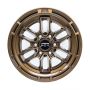 Method Wheels RTRE679094930 Method RTR Evo 6 Ford Bronco / Ranger 17x9 +30mm Offset 6x139.7 93.1mm CB - Liquid Bronze Wheel