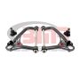 BMR 67-69 1st Gen F-Body Pro-Touring Upper A-Arms w/ Tall Ball Joint (Delrin) - Black Hammertone