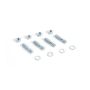 Cometic Gasket CF1000 Cometic Carburetor Studs 1 1/2in Zinc Plated - Set of 4 With Washers and Nuts