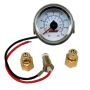 Kleinn Air Horns 1023 Kleinn Panel Mount/ Illuminated/ 160 PSI/ Dual Needle Air Pressure Gauge