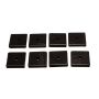 Energy Suspension 9.9534G Square Pad Set 2-1/16in Length x 2-1/16in Width x 3/8in Hole ID x 3/8in H-Black