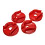 Energy Suspension 00-01 Nissan Sentra/200SX Red Motor Mount Insert Set (w/ 2.0L engine manual trans