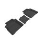 3D MAXpider 2016-2019 Nissan Maxima Kagu 2nd Row Floormats - Black