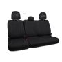 PRP Seats B070-06 PRP 12-14 Ford Raptor  Rear Bench Seat Covers- Black with Silver Stitch