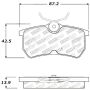 Stoptech 308.08860 Street Touring Brake Pads