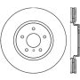Stoptech 126.42100CSR Power Slot 09 Nissan 370z / 08-09 Infiniti G37 Slotted Front Right CRYO Rotor