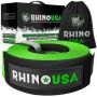 Rhino USA RG-TS4X30-GRN Recovery Tow Strap 4Inx30Ft (Green)