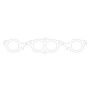 COMETIC GASKETS CAGC5836-030 MLS Exhaust Gaskets .030 SBC w/SB2 Heads