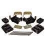 Energy Suspension 73-84 K5 Blazer 4WD Fullsize Black Complete Motor&Trans Mount Set Zinc Finish