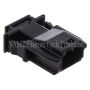 NAMZ NJ-2P51 JAE MX-1900 2-Position Male Black Pin Housing (HD 72905-11)