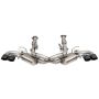 CORSA Performance 21103BLK Corsa 20-24 Corvette C8 3in Valved Cat-Back 4.5in Blk Quad Tips Fits Factory Perf Exhaust DeletesAFM