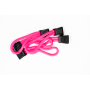 Fishbone Offroad Paracord Zipper Pulls 5 Pcs Hot Pink