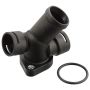 FEBI 18236 Coolant Flange for cylinder head, with seal