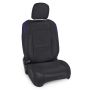 PRP Seats B040-08 PRP Jeep Wrangler JL Front Seat Covers Jeep Gladiator JT- with Molle Back (Pair) - Black/Purple